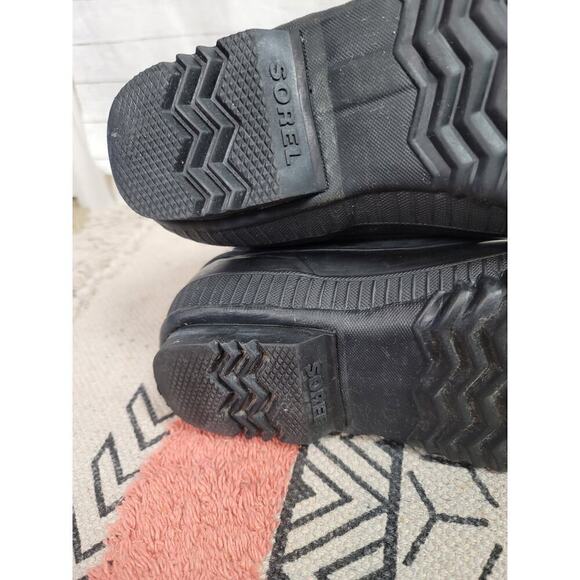 Sorel Cheyanne II Short Waterproof Duck Boots in Black, sz 11 - Picture 12 of 14